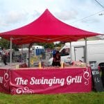 The swinging grill