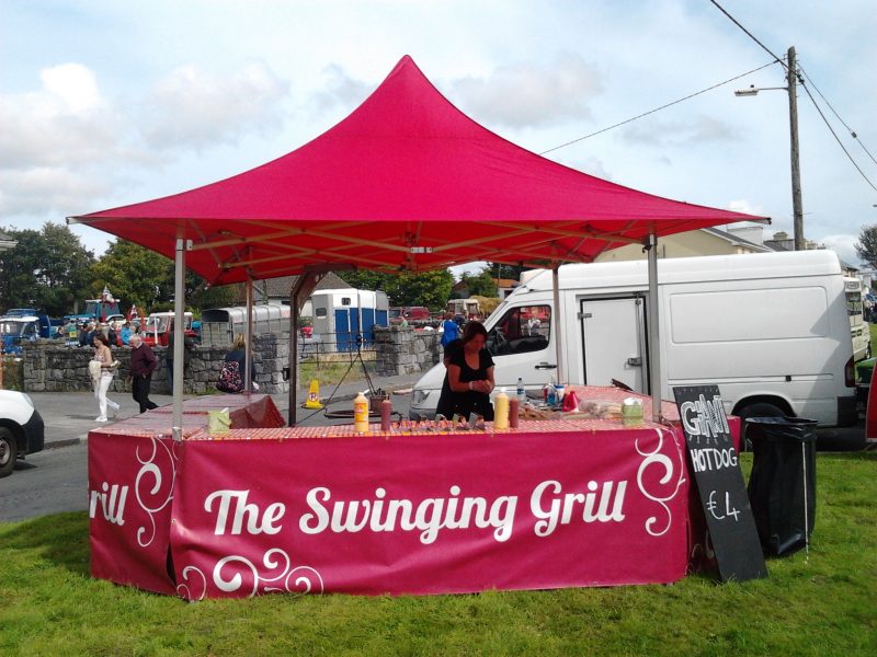The swinging grill